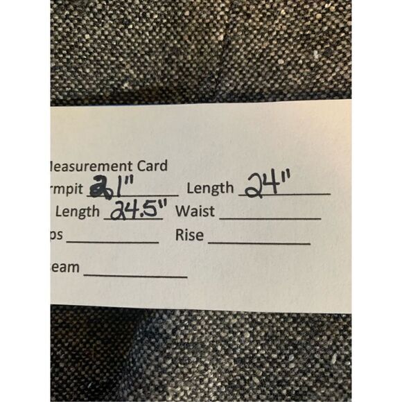 NWT Pendleton Gray Tweed Wool Silk Leather Blazer Jacket Plus Size 16 - Picture 12 of 12